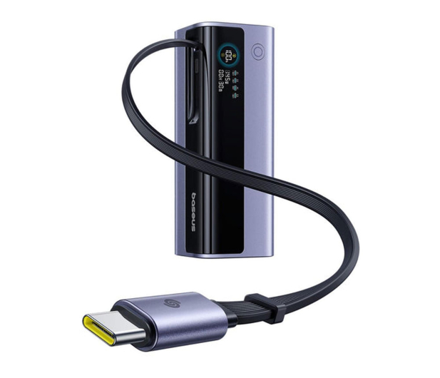 Baseus Powerbank EnerGeek GR11 20000mAh 145W ze zwijanym kablem - 1486239 - zdjęcie